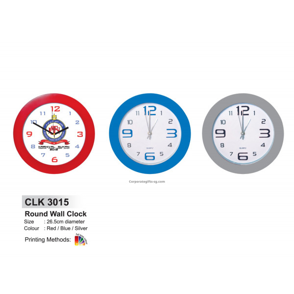 CLK 3015 Round Wall Clock